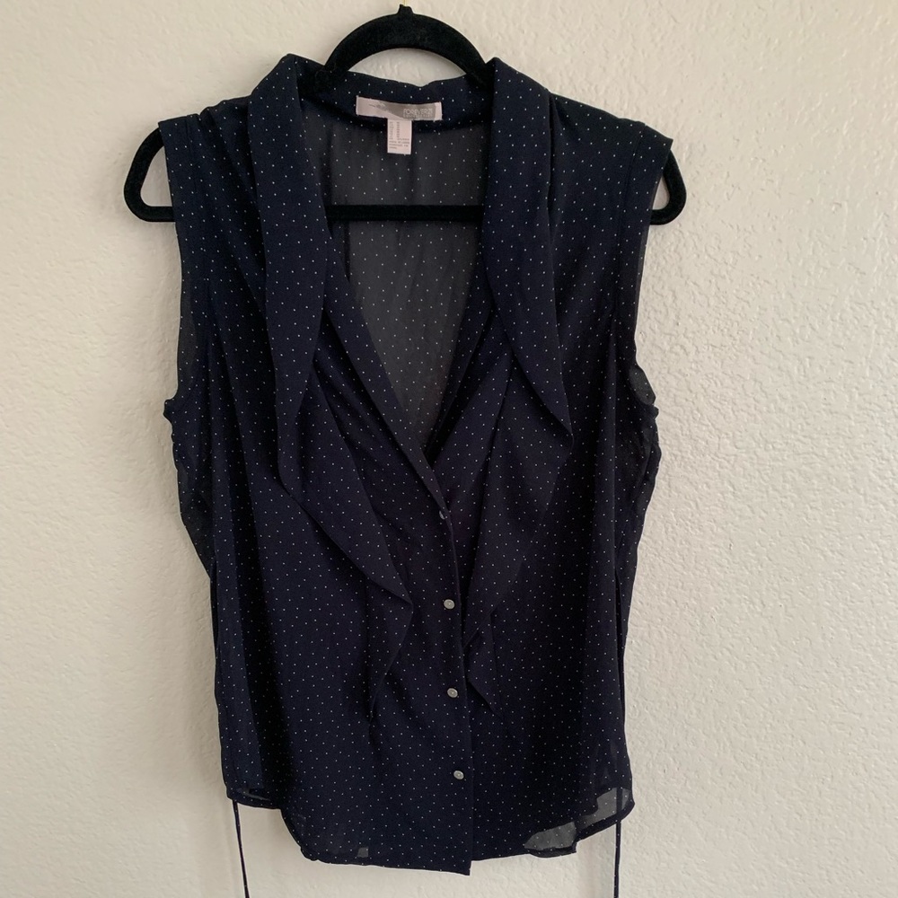 Navy blue blouse